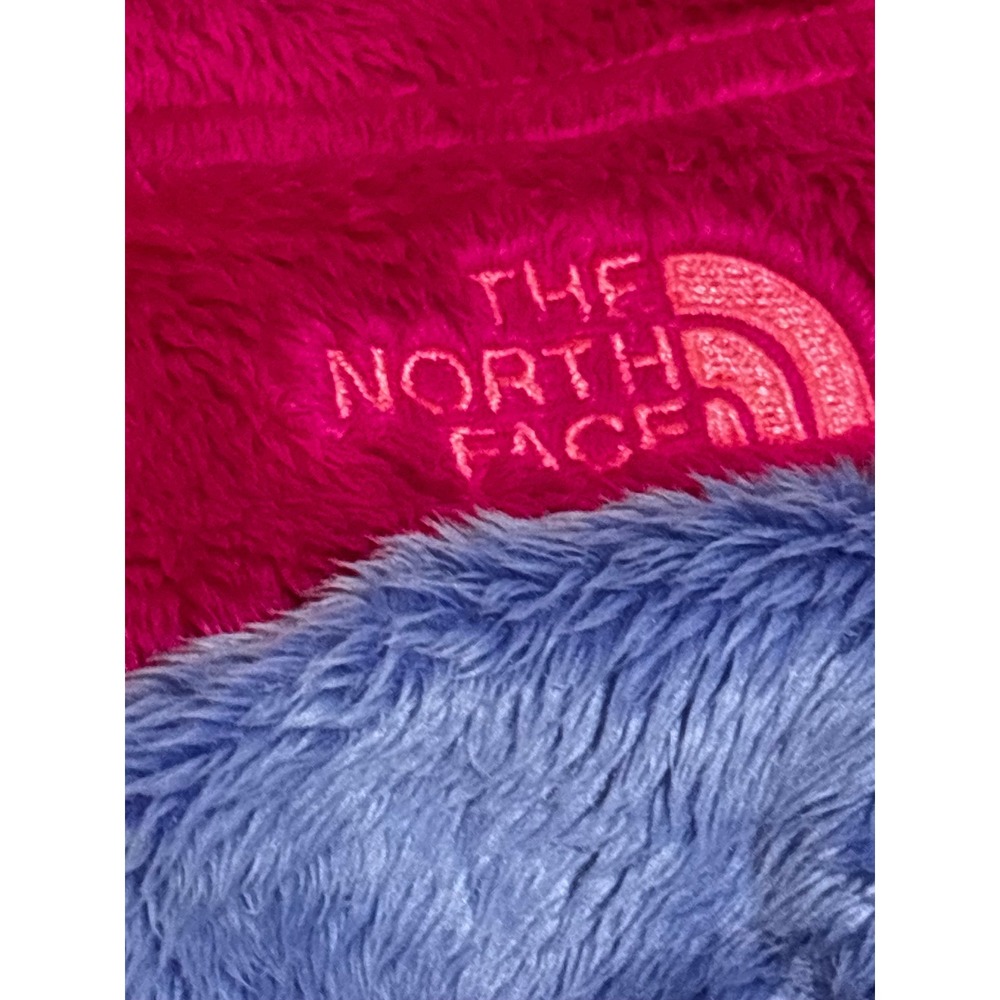 Two The North Face Infant Osito Fleece Beanie Hats Bundle Pink & Blue 6-24M OS - Picture 3 of 9